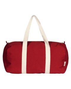 Sportska torba BOUNTY – reciklirani pamuk 320 g/m², cilindrična, GRS i OEKO-TEX