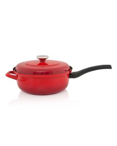 METALAC Tiganj Maximus plitki crveni 24cm/3,9L - 349397