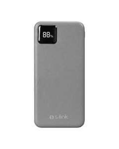 S-LINK Powerbank G104, LCD, 10000 mAh, siva - 41263-1