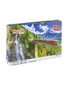 GRAFIX Puzzle Mountain railway - 1.000 delova - 35-06106