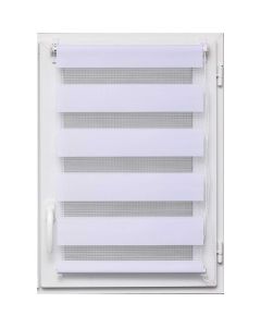LUANCE Zebra zavesa 120x250 cm bela - 350212025001