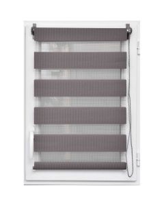 LUANCE Zebra zavesa 90x180 cm tamno siva - 350290180938