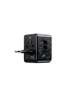 WEKOME Punjač WP-U69 Univerzalni, 5-porta USB (3.0 i 4 x 3.1 tipC-EU/UK/AU/US/JAP) 35W, crna