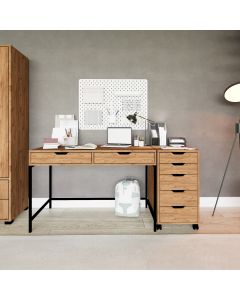 HANAH HOME Radni sto Atlas 1600-59, braon