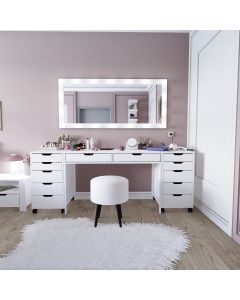 HANAH HOME Sto za šminkanje Duru 1600-55, bela