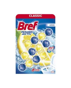 BREF Power Aktiv Lemon 4u1 WC osveživač – 3×50g
