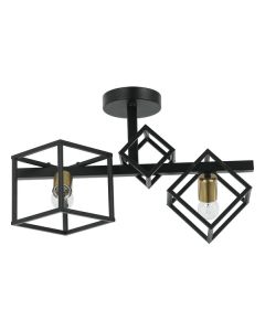 FORMA Plafonska lampa 2xE27 F7275-2C BK-SG