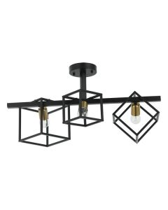 FORMA Plafonska lampa 3xE27 F7275-3C BK-SG