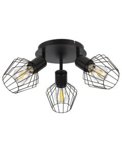 Rabalux Spot rasveta Belano E27 3x MAX 40W crna (3536) - 3536
