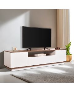 HANAH HOME TV komoda Veramont, bela/braon