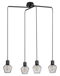 Rabalux Visilica Belano E27 4x MAX 40W crna (3540) - 3540
