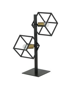 FORMA Stona lampa 2xE27 F7275-2T BK-SG