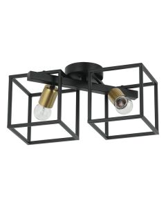 FORMA Zidna lampa 2xE27 F7275-2Z BK-SG