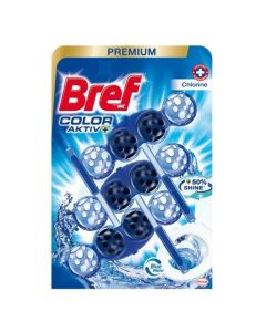 BREF Color Aktiv Chlorine WC osveživač – 3×50g