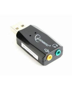GEMBIRD Zvučna kartica SC-USB2.0-01, crna - 20023