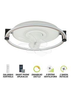 FORMA LED plafonska lampa sa ventilatorom 50W FV1102-50 bela 3000K-6400K