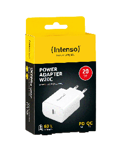 INTENSO Punjač kućni brzi W20C, USB-C, 3A, 20W - 35866