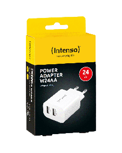 INTENSO Punjač kućni W24AA , 2 x USB-A, 2.4A, 24W - 35867