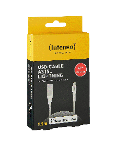 INTENSO USB kabl A315L, USB - A to Lightning, 1.5 m