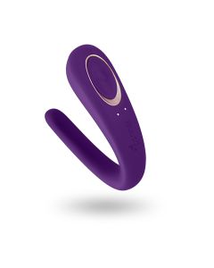 Vibrator za parove ljubičaste boje Satisfyer Double Classic - 360029