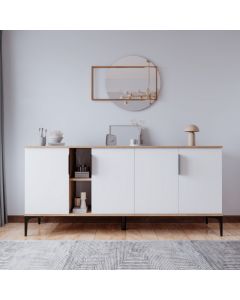 HANAH HOME Komoda Tarz, krem/bela