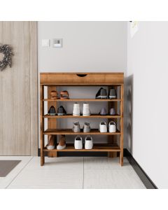 HANAH HOME Cipelarnik Royal, tamnobraon