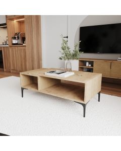 HANAH HOME Klub sto Tarz, svetlobraon