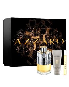 Azzaro Wanted EDT Set (100ml + 10ml + SG 75ml)