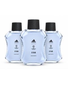 Adidas UEFA Champions League Star Silver EDT  trio pack 3x100ml ( 3 komada )