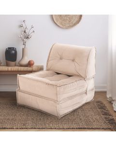 ATELIER DEL SOFA Fotelja na razvlačenje Mocca, bež