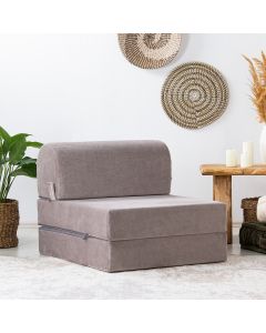 ATELIER DEL SOFA Fotelja na razvlačenje Magic, svetlosiva