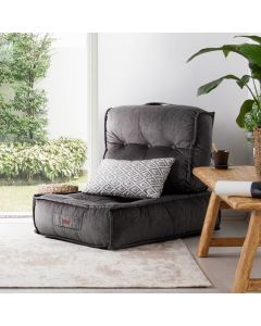 ATELIER DEL SOFA Fotelja Poffi, antarcit