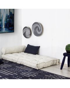 ATELIER DEL SOFA Podni dušek Buklet, bela