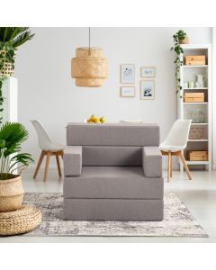 ATELIER DEL SOFA Fotelja na razvlačenje Melissa, siva