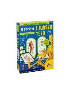 LISCIANI  Edukativna igra Mali Genije - Otkrijte ljudsko telo - na srpskom jeziku - 36488