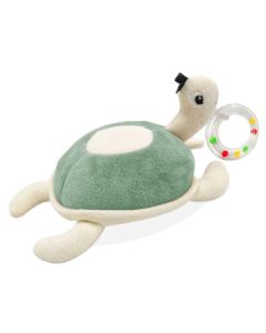 BABYJEM  Igračka za bebe Kornjača sa zvečkom, mint - 92-08194
