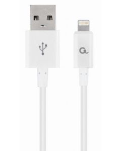 GEMBIRD USB kabl na Lightning, CC-USB2P-AMLM-2M-W, 2m, bela - 38348