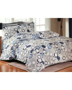 VIKTORIJA Komplet posteljina sa štepanom navlakom 160x220cm Blue - VLK000424-AURORA blu