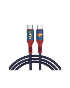MOYE USB-C na USB-C kabl Superman, 1 m