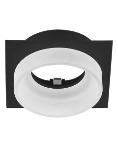 FORMA Ugradna rozetna CFR1603 BK, crna/bela
