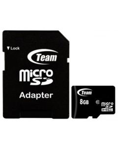 TEAM GROUP TeamGroup MICRO SDHC 8GB CLASS 10+SD Adapter TUSDH8GCL1003