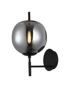 FORMA Zidna lampa 1xE14 F4014-1Z BK+SM