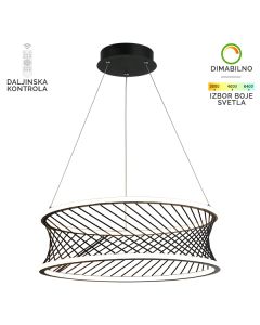 FORMA LED visilica 40W F2074-40V BK 3000K-6400K