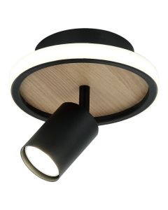 FORMA Spot lampa 1xGU10+LED FG150-1 BK+WD 4000K