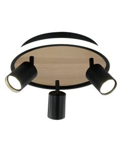 FORMA LED plafonska lampa FG150-3 BK+WD