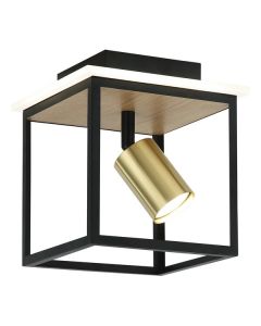 FORMA Spot lampa 1xGU10+LED FG152-1 BK+WD 4000K