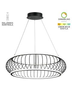 FORMA LED visilica 40W F2075-40V BK 3000K-6400K