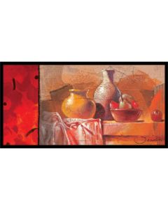DELTA LINEA Uramljena slika Cveće i kruške 30x70 cm - DL3745