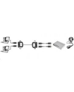 GEMBIRD NCA-SP-02 2-ports LAN-combiner/splitter, FTP