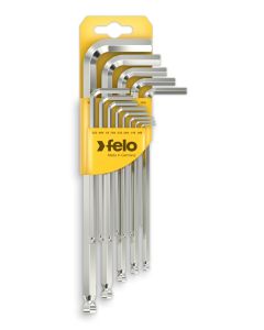 Felo Set dugih inčnih L-ključeva sa šestougaonom kuglom HEX .050-3/8 37513011 13 kom - 37513011